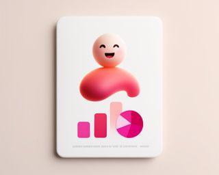 Happy user satisfaction chart demonstrating 98% approval from premium subscribers
